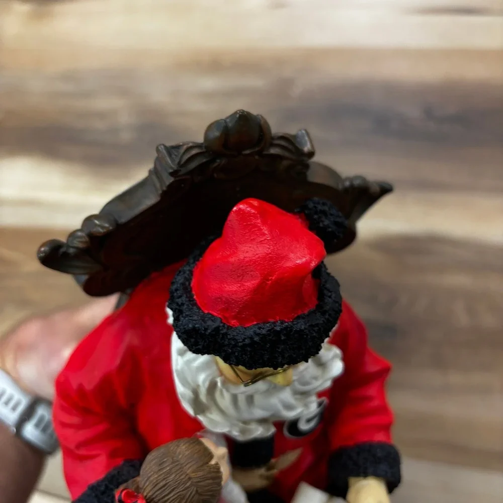 Collegiate Collectables Georgia Bulldogs Wishlist Santa Figurine 2000 Limited Ed